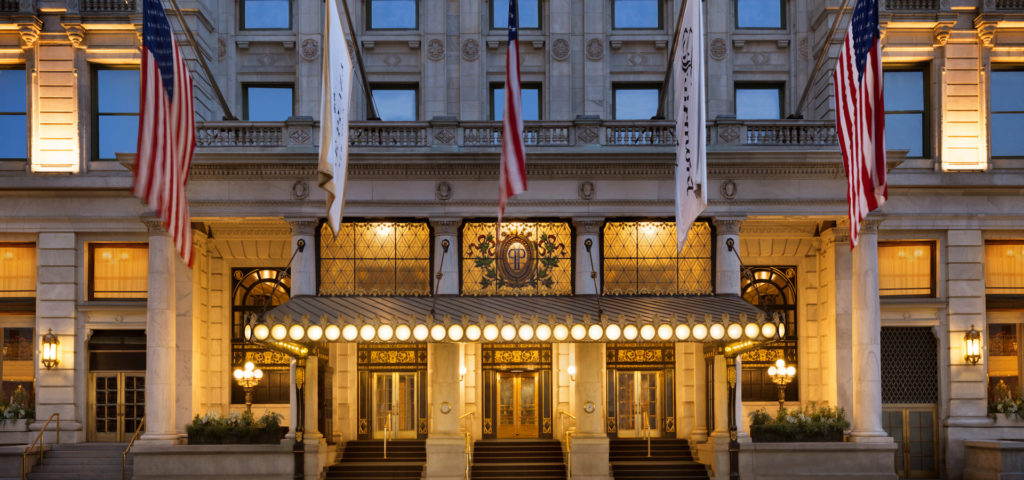 Plaza Hotel Main Entrance on Fifth Avenue